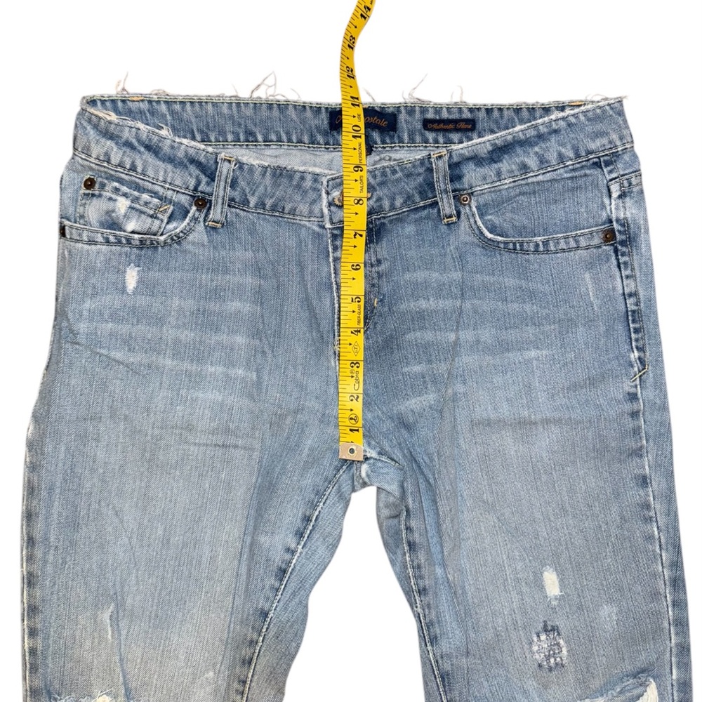 Light Blue Distressed Jeans - Picture 11 of 16